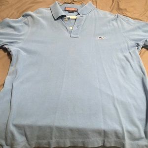 Vineyard Vines Blue Collared Shirt